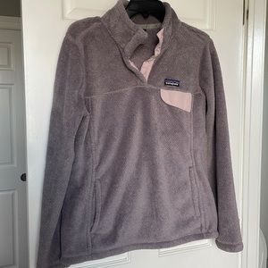 Patagonia Purple Quarter Button Up